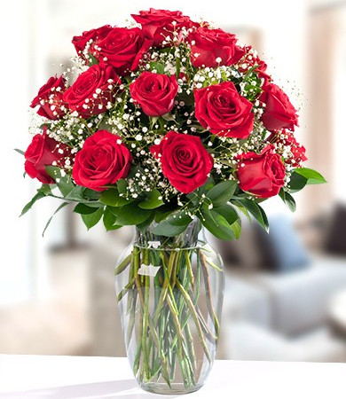 Eighteen Colombian Red Roses