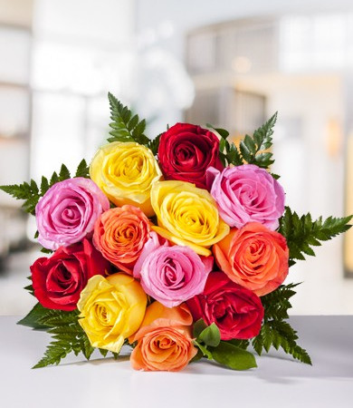 R-013: One Dozen Medium Stemmed Roses