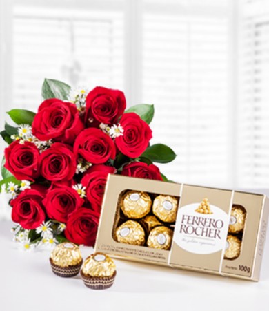 Colombian Roses and Chocolates